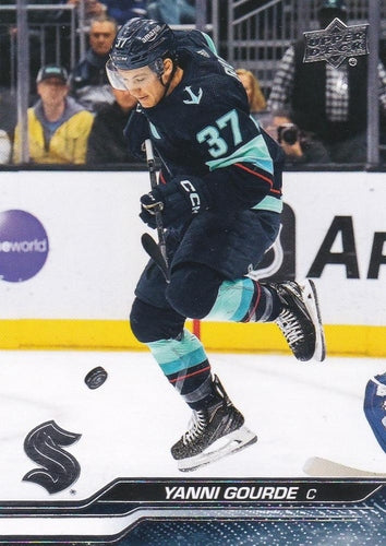 #152 Yanni Gourde - Seattle Kraken - 2023-24 Upper Deck Hockey