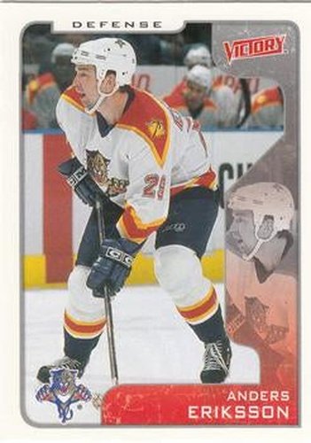 #152 Anders Eriksson - Florida Panthers - 2001-02 Upper Deck Victory Hockey