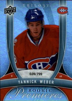 #152 Yannick Weber - Montreal Canadiens - 2009-10 Upper Deck Trilogy Hockey