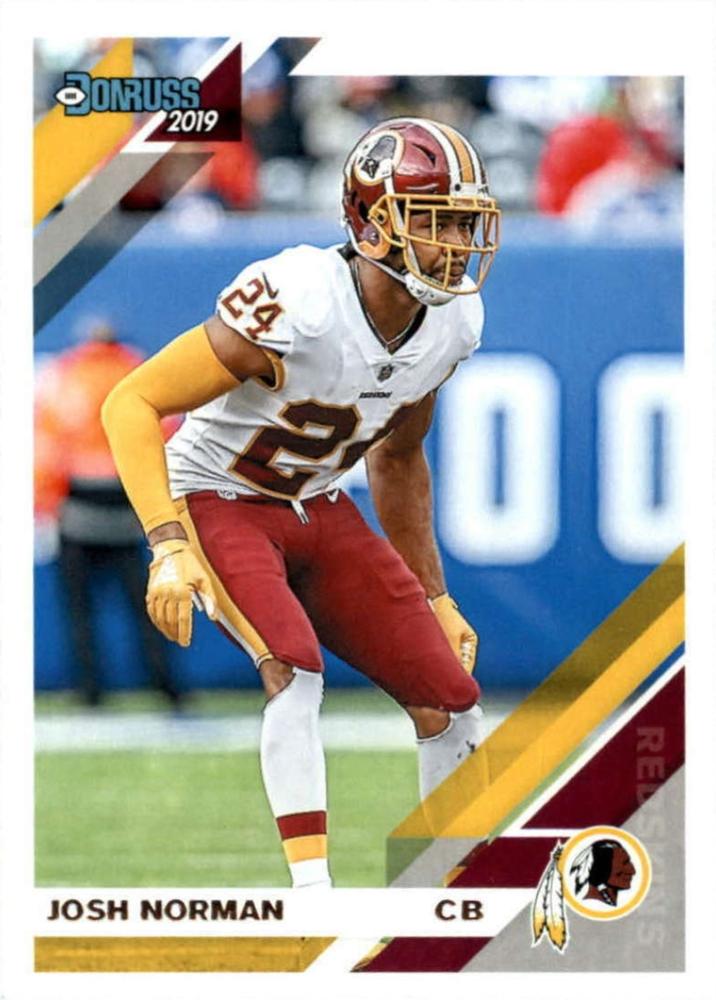 #152 Josh Norman - Washington Redskins - 2019 Donruss Football