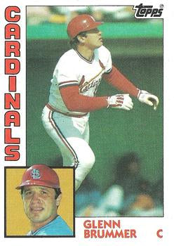 #152 Glenn Brummer - St. Louis Cardinals - 1984 Topps Baseball
