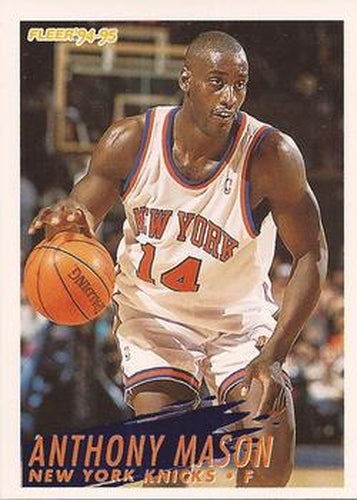 #152 Anthony Mason - New York Knicks - 1994-95 Fleer Basketball