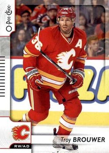 #152 Troy Brouwer - Calgary Flames - 2017-18 O-Pee-Chee Hockey