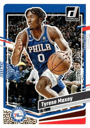 #152 Tyrese Maxey - Philadelphia 76ers - 2023-24 Donruss Basketball