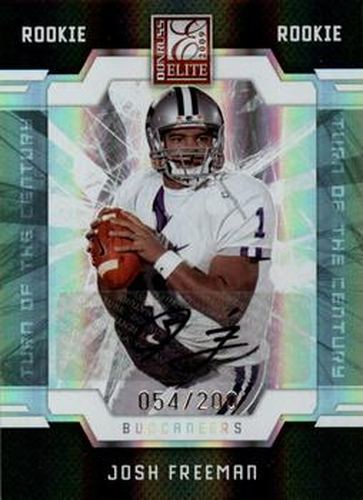 #152 Josh Freeman - Tampa Bay Buccaneers - 2009 Donruss Elite Football