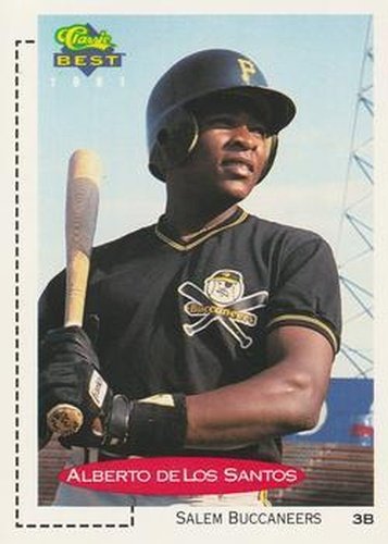 #152 Alberto De Los Santos - Salem Buccaneers - 1991 Classic Best Baseball