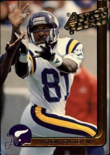 #152 Anthony Carter - Minnesota Vikings - 1991 Action Packed Football