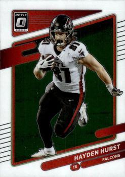 #152 Hayden Hurst - Atlanta Falcons - 2021 Donruss Optic Football
