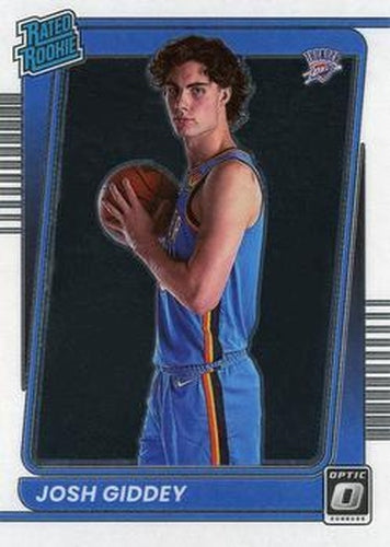 #152 Josh Giddey - Oklahoma City Thunder - 2021-22 Donruss Optic Basketball