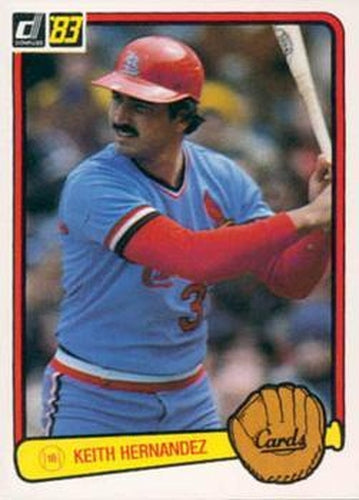 #152 Keith Hernandez - St. Louis Cardinals - 1983 Donruss Baseball