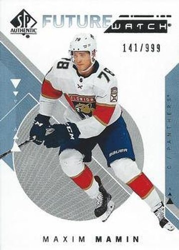 #152 Maxim Mamin - Florida Panthers - 2018-19 SP Authentic Hockey