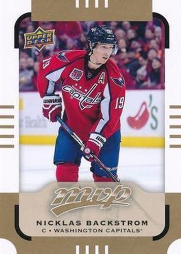 #152 Nicklas Backstrom - Washington Capitals - 2015-16 Upper Deck MVP Hockey