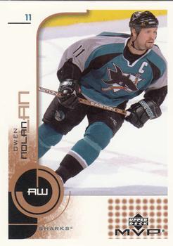 #152 Owen Nolan - San Jose Sharks - 2002-03 Upper Deck MVP Hockey