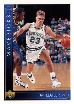 #152 Tim Legler - Dallas Mavericks - 1993-94 Upper Deck Basketball