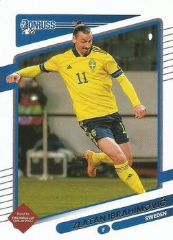 #152 Zlatan Ibrahimovic - Sweden - 2021-22 Donruss Road to FIFA World Cup Qatar 2022 Soccer