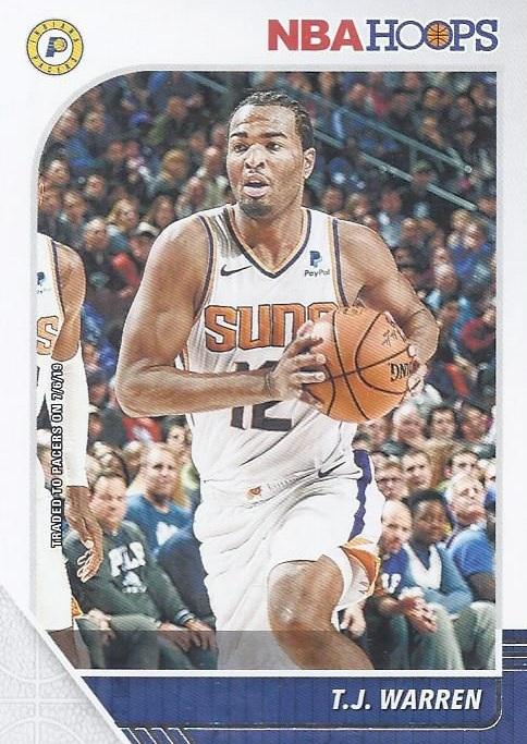#152 T.J. Warren - Indiana Pacers - 2019-20 Hoops Basketball