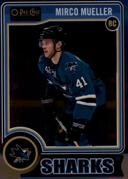 #152 Mirco Mueller - San Jose Sharks - 2014-15 O-Pee-Chee Platinum Hockey