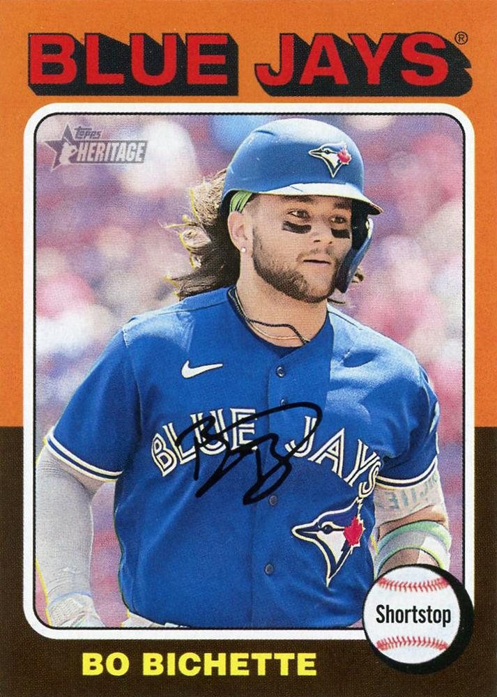 #152 Bo Bichette - Toronto Blue Jays - 2024 Topps Heritage Baseball