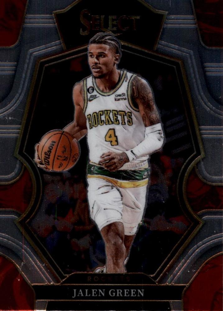 #152 Jalen Green - Houston Rockets - 2022-23 Panini Select Basketball