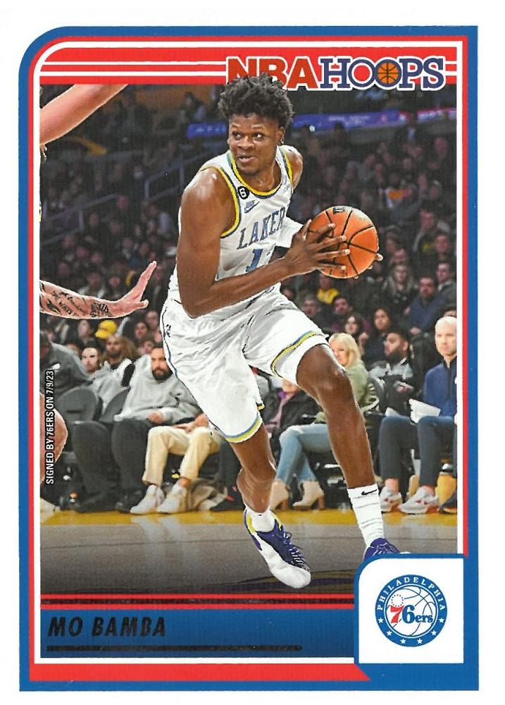 #152 Mo Bamba - Philadelphia 76ers - 2023-24 Hoops Basketball
