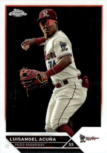 #PDC-152 Luisangel Acuña - Frisco Roughriders - 2023 Topps Pro Debut - Chrome Baseball