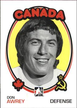 #152 Don Awrey - Canada - 2009-10 In The Game 1972 The Year In Hockey