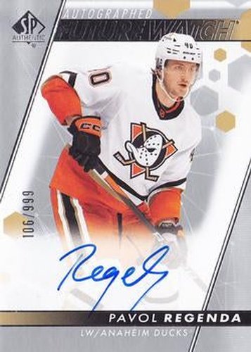 #152 Pavol Regenda - Anaheim Ducks - 2022-23 SP Authentic Hockey