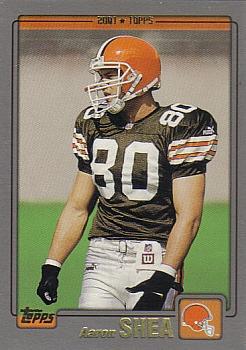 #152 Aaron Shea - Cleveland Browns - 2001 Topps Football