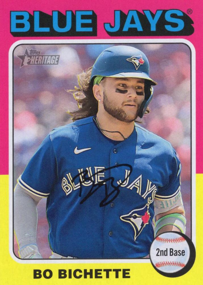#152b Bo Bichette - Toronto Blue Jays - 2024 Topps Heritage Baseball
