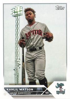 #PD-153 Kahlil Watson - Jupiter Hammerheads - 2023 Topps Pro Debut Baseball