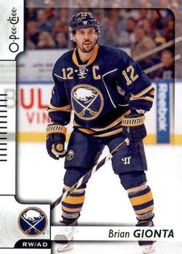 #153 Brian Gionta - Buffalo Sabres - 2017-18 O-Pee-Chee Hockey