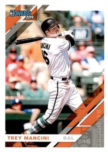 #153 Trey Mancini - Baltimore Orioles - 2019 Donruss Baseball