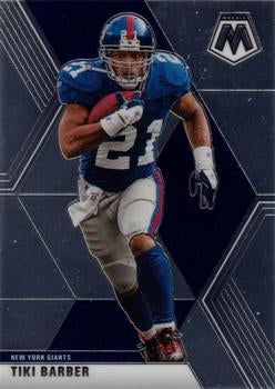 #153 Tiki Barber - New York Giants - 2020 Panini Mosaic Football