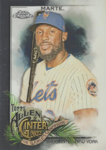 #153 Starling Marte - New York Mets - 2022 Topps Allen & Ginter Chrome Baseball