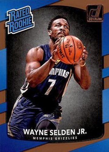 #153 Wayne Selden Jr. - Memphis Grizzlies - 2017-18 Donruss Basketball