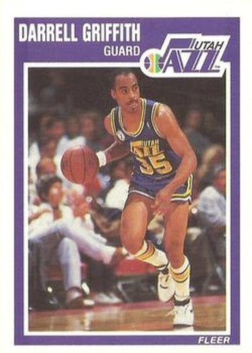 #153 Darrell Griffith - Utah Jazz - 1989-90 Fleer Basketball