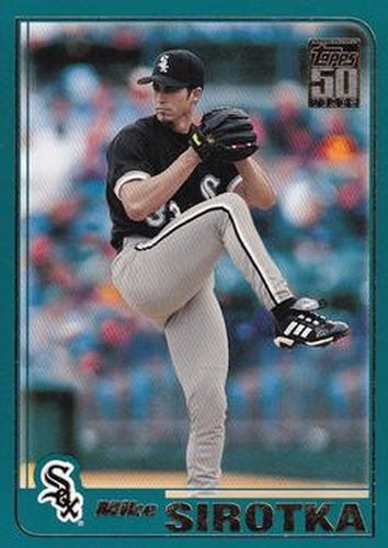 #153 Mike Sirotka - Chicago White Sox - 2001 Topps Baseball