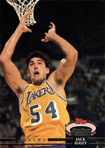 #153 Jack Haley - Los Angeles Lakers - 1992-93 Stadium Club Basketball