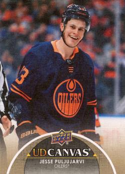 #C153 Jesse Puljujarvi - Edmonton Oilers - 2021-22 Upper Deck - UD Canvas Hockey