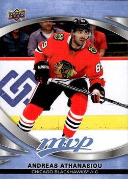 #153 Andreas Athanasiou - Chicago Blackhawks - 2023-24 Upper Deck MVP - Ice Battles Hockey