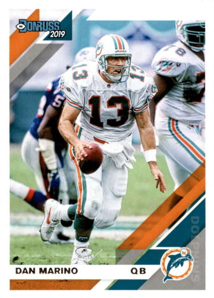 #153 Dan Marino - Miami Dolphins - 2019 Donruss Football