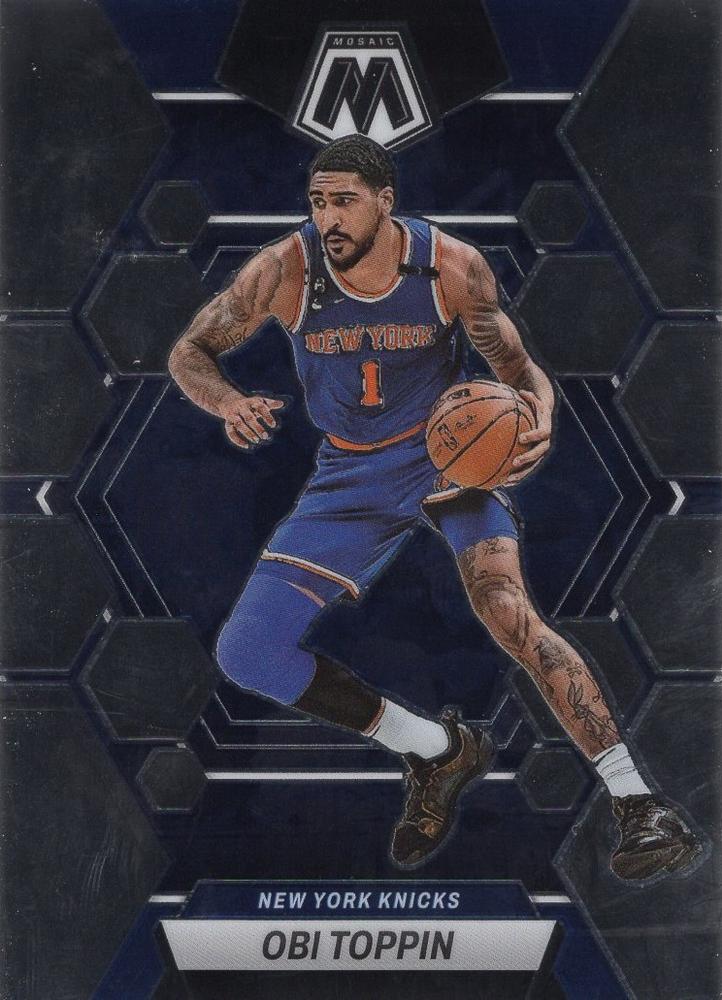 #153 Obi Toppin - New York Knicks - 2022-23 Panini Mosaic Basketball