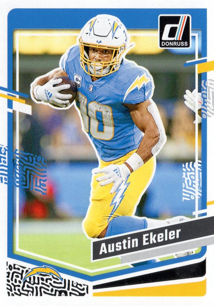 #153 Austin Ekeler - Los Angeles Chargers - 2023 Donruss Football