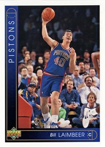 #153 Bill Laimbeer - Detroit Pistons - 1993-94 Upper Deck Basketball