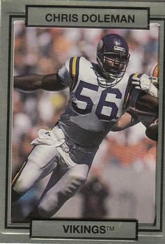 #153 Chris Doleman - Minnesota Vikings - 1990 Action Packed Football