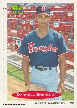 #153 Darrell Sherman - Wichita Wranglers - 1991 Classic Best Baseball