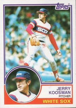 #153 Jerry Koosman - Chicago White Sox - 1983 Topps Baseball