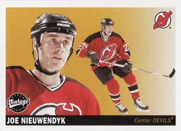 #153 Joe Nieuwendyk - New Jersey Devils - 2002-03 Upper Deck Vintage Hockey