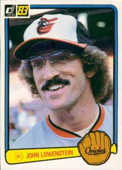 #153 John Lowenstein - Baltimore Orioles - 1983 Donruss Baseball