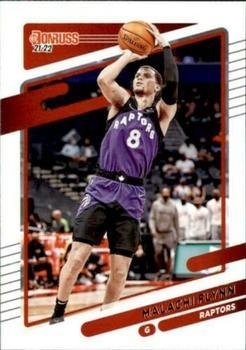 #153 Malachi Flynn - Toronto Raptors - 2021-22 Donruss Basketball